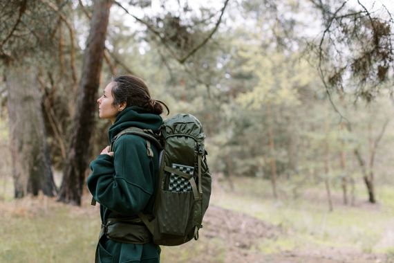 Рюкзак Tramp Hike 30 л оливковий, Похідний туристичний рюкзак трамп для трекінгу, Рюкзак для походу і полювання | Зображення 4