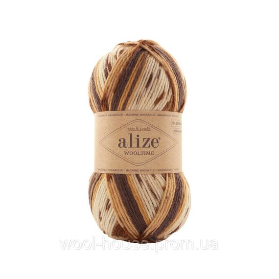 Шкарпеткова пряжа Alize Wooltime, 11023