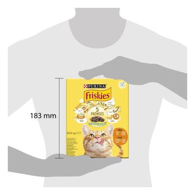 Сухой корм для кошек Purina Friskies с курицей и овощами 300 г (7613031868247) | Зображення 2