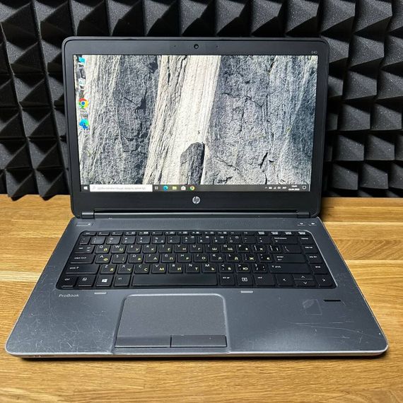 Ноутбук Б-класс HP ProBook 640 G1 / 14" (1920x1080) TN / Intel Core і5-4210M (2 (4) ядра по 2.6 - 3.2 GHz) / 8 GB DDR3 / 128 GB SSD / Intel HD Graphic 4600 / WebCam б/у | Зображення 1