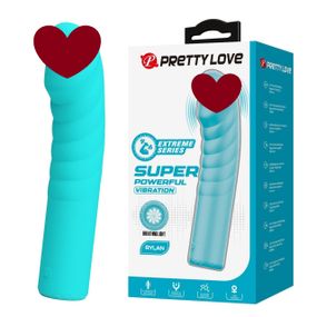 Вібратор для точки G PRETTY LOVE Rylan бірюзовий, 16 х 3.4 см