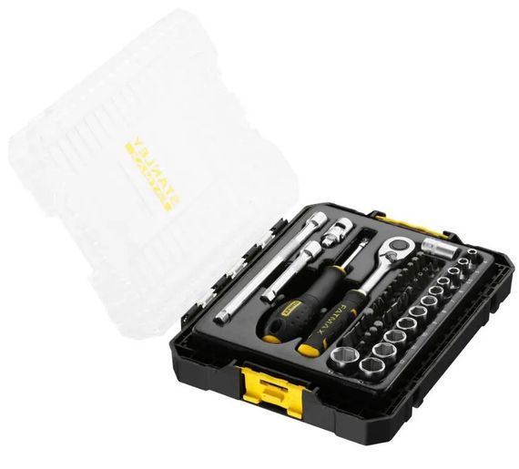 Набір торцевих головок Stanley 1/4 FATMAX Maxi Drive шестигранних 48 предметів (FMMT98101-0)