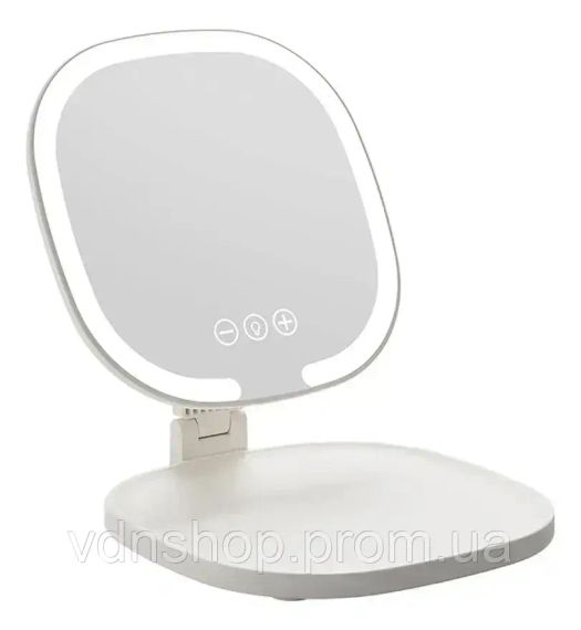 Дзеркало з LED підсвічуванням овальне складане