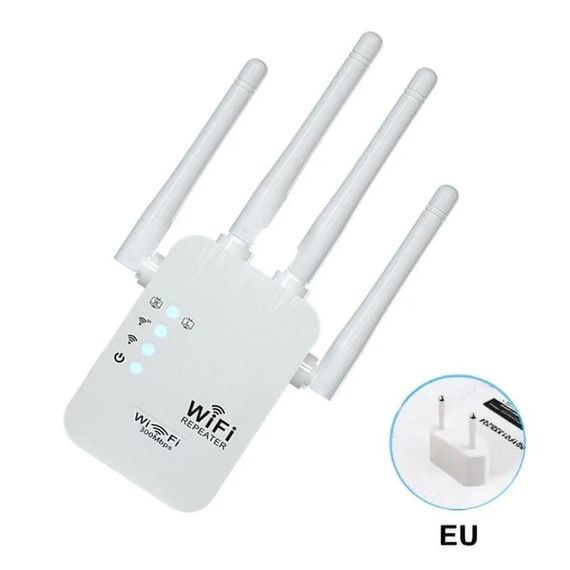 Репітер підсилювач сигналу ретранслятор Wi-Fi роутер 300Мбіт ∙ Wi-Fi ретранслятор 2.4G з 6 антенами | Зображення 1