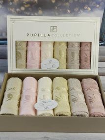 Полотенца Pupilla Class 30х50см Бамбук набор 6шт