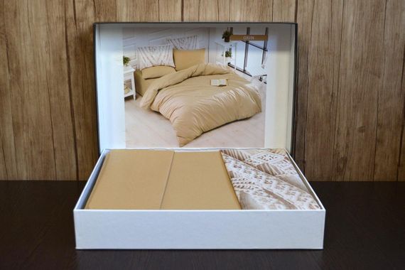 Комплект постельного белья Charlotte Duz Boya 200x220 см Orjin | Зображення 1