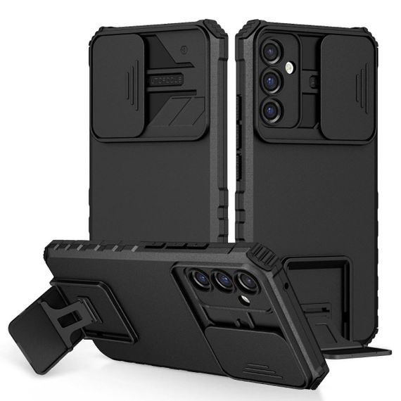 Чохол Kickstand із захистом камери для Samsung Galaxy A14 колір Чорний