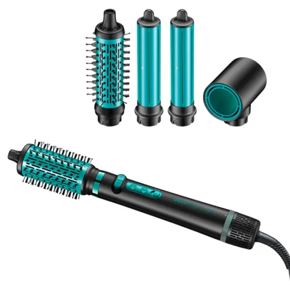 Фен-стайлер VGR 5 в 1 V-475 , Professional, 5 насадок, 1400 Вт зеленый