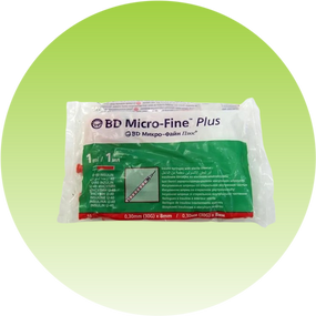 Інсуліновий шприц з інтегрованою голкою U-40 BD Micro-fine Plus 1ml, 10 шт