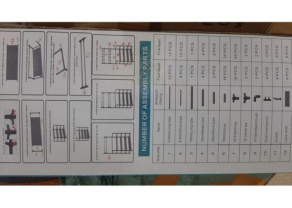 Универсальная вешалка для одежды New simple floor clothes rack size 60X29.5X151 см Черная | Зображення 5