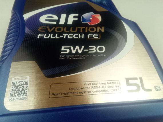 Олива моторна 5W-30 синтетична ELF Evolution Full-Tech FE 5 л. (216689) (194908) | Зображення 4
