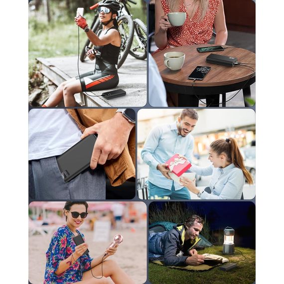 Повербанк Bogseth XHC-ZT02-PW 24000 мА·год, 22.5 W, USB C, Зовнішній акумулятор, | Зображення 6