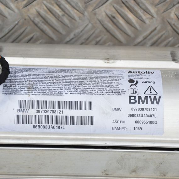 Подушка безпеки пасажира BMW 5 E60 E61 2003-2010 Подушка пасажира airbag БМВ е60 397039708121 | Зображення 1