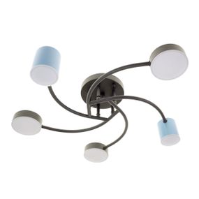 Люстра светодиодная потолочная 36W WW+NW+CW BK+BL (BR-01 647C/5)