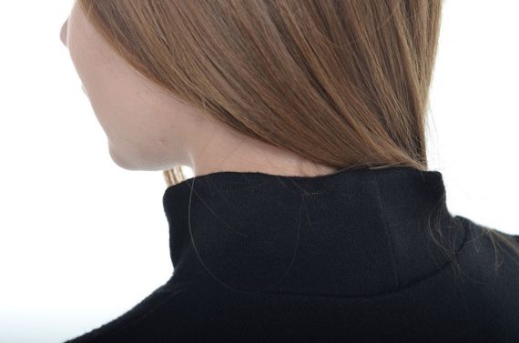 Платье 4Profi черное из ангоры размер S 21811 | Зображення 5