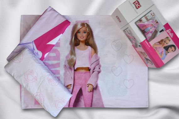 Постельное белье TAC Disney 160×220 см Barbie Pink Power | Зображення 3