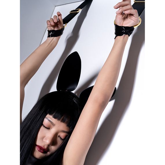 Фіксатори на двері UPKO Over the Door зі стрічкою для бондажу в комплекті, чорного кольору | Зображення 6