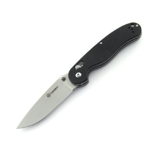 Нож складной туристический Ganzo G727M (8.9 см) 440С / G10 черный | Зображення 1