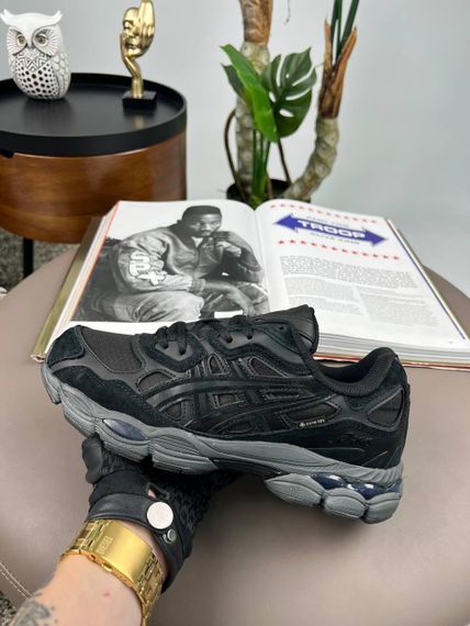Чоловічі кросівки ASICS Gel-NYC Gore-Tex Black Grey (термо) , В'єтнам | Зображення 2