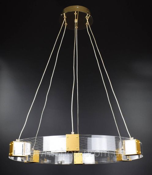 Люстра потолочная LED SGA14-650 Золото 35-150х60х60 см.