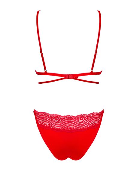 Комплект Obsessive Diyosa set Красный M/L | Зображення 5