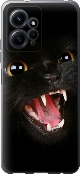Чехол на Xiaomi Redmi Note 12 4G Чёрная кошка "932u-3021-17620"