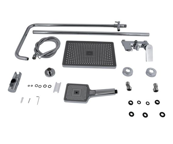 Душова система універсальна Qtap Aries Chrome з виливом QTARI111CRM45560 | Зображення 2