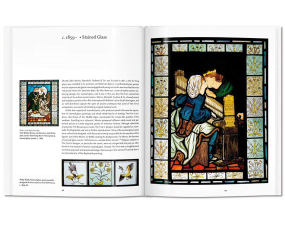 Книга з історії дизайну Вільям Морріс Morris. Charlotte & Peter Fiell, Taschen книги мистецтво культура | Зображення 1