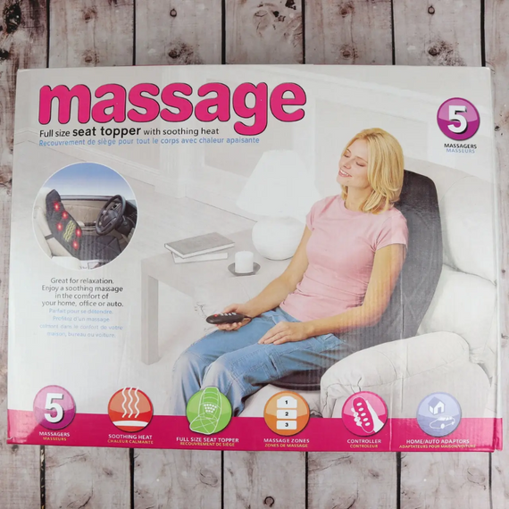 Масажер Massage Robotic Cushion, Універсальна накидка на сидіння   знижка | Зображення 8