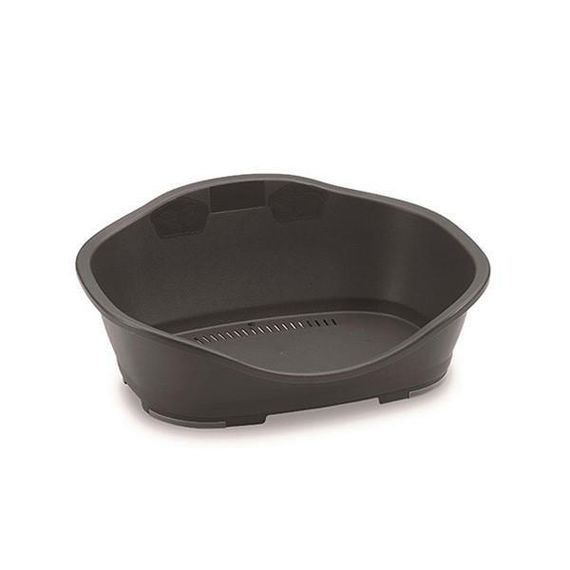 Stefanplast (Стефанпласт) Sleeper "Sleeper 3"- Пластиковий лежак для собак і котів, 81*55*32 см (темно-сірий)