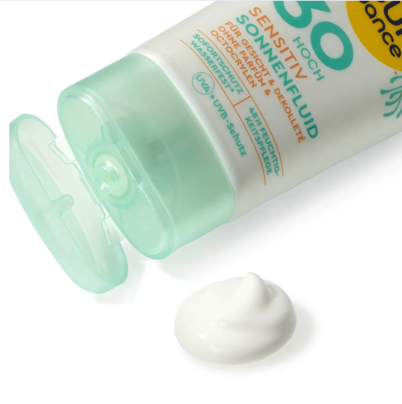 Сонцезахисний флюїд для чутливої шкіри обличчя SUNDANCE Sonnenfluid Gesicht sensitiv, SPF 30 | Зображення 2