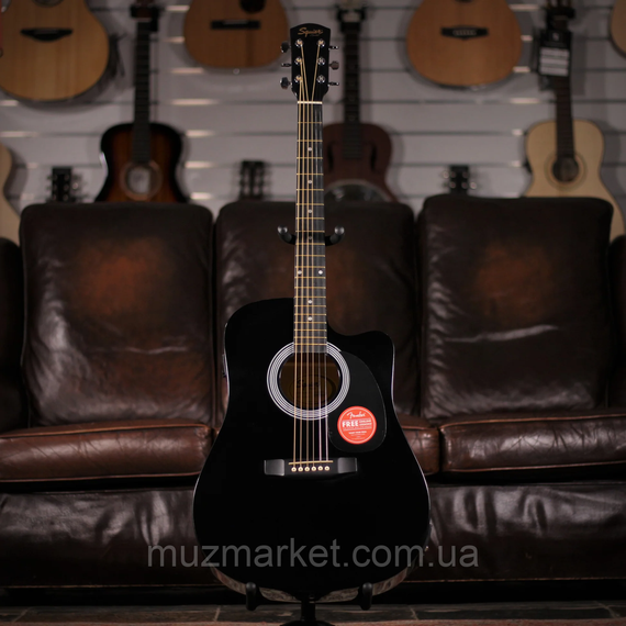 Гітара електроакустична SQUIER by FENDER SA-105CE BLACK