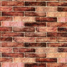 179-3 Панель стінова 3D 700х770х3мм Коричневий (цегла) SW-00001771