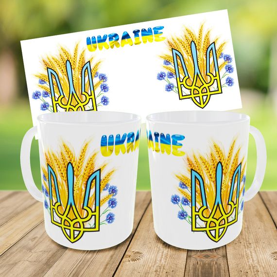 Набір: дитяча сумка-бананка+кружка Україна Герб 32х15см, бананка для хлопчика через плече на подарунок (00984) | Зображення 2