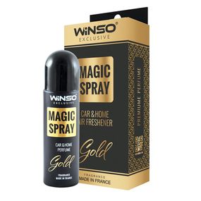 Освіжувач повітря в блістерній упаковці Winso Magic Spray Exclusive 30 мл. - Gold