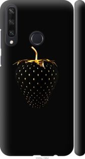 Чохол на Huawei Y6p Чорна полуниця "3585m-1952-24368"