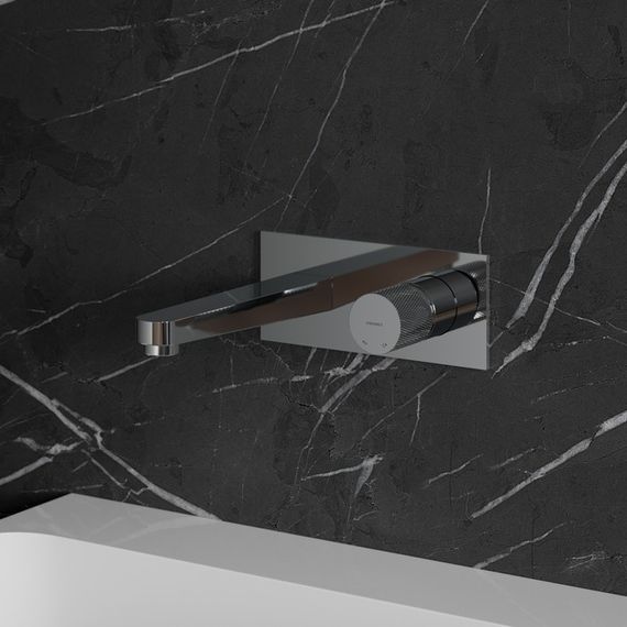 Змішувач для раковини Omnires Contour прихованого монтажу chrome (CT8015CR) | Зображення 1