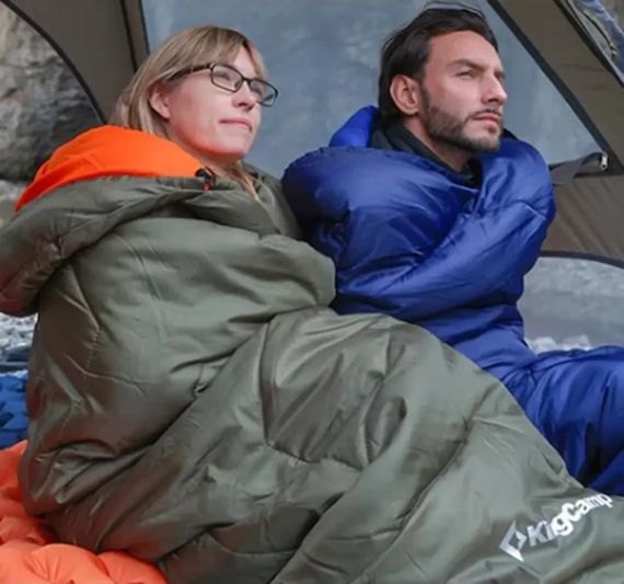 Спальний мішок KingCamp Huron 250 Navy | Зображення 1