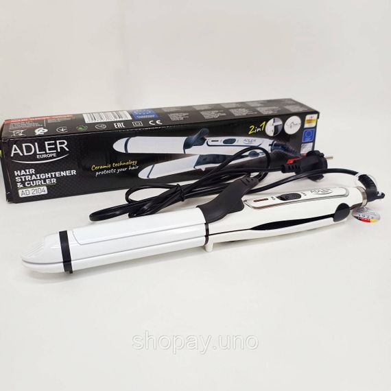 Современная плойка для завивки Adler, Щипцы для завивки волнистых волос Плойка кудрей UQ-67 | Зображення 3