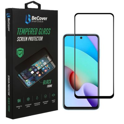 Стекло защитное BeCover Xiaomi Redmi 10 2022 / 10 Prime 2022 Black (708151)