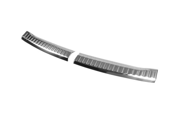 Накладка на задний бампер из нержавеющей стали Carmos (матовая) для Ауди Q4 e-Tron 2021- гг | Зображення 1