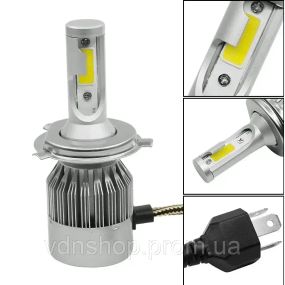 Светодиодные автомобильные LED лампы C6 H4 ближний 12-24В