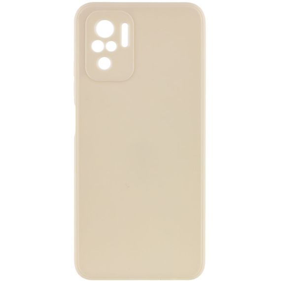 Силіконовий чохол Candy Full Camera для Xiaomi Redmi Note 10 Бежевий/ Antigue White