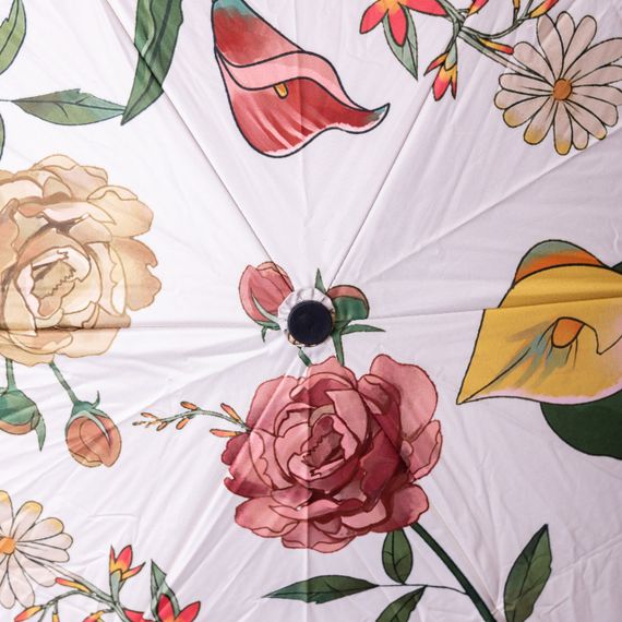 Парасолька механічна елегантна з принтом міцна надійна з поліестеру діаметр 99 см Синій HP-23-15BL | Зображення 7