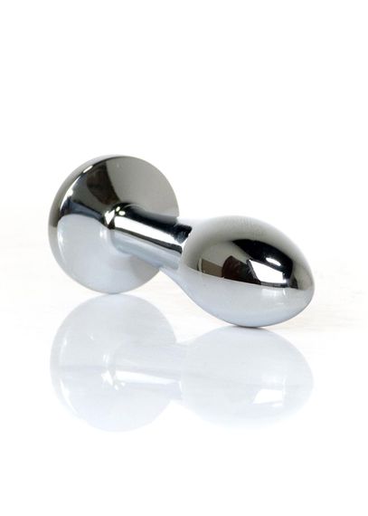 Анальна пробка Boys of Toys Jewellery Silver Plug Clear Прозорий 2 см S | Зображення 4
