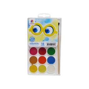 Детская медовая акварель 400103, 18 цветов
