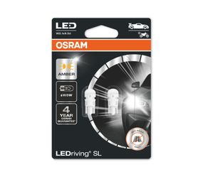 Комплект светодиодных ламп OSRAM 2827DYP-02B W5W 12V Amber