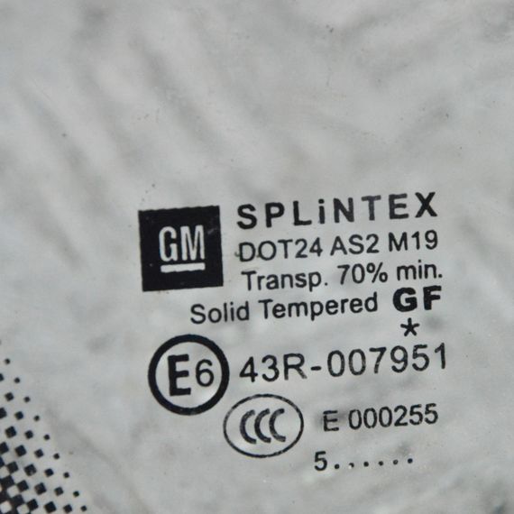 Скло кузовне переднє праве Opel Zafira B 2005-2011 Скло кватирка передня права Опель 13123923 | Зображення 2