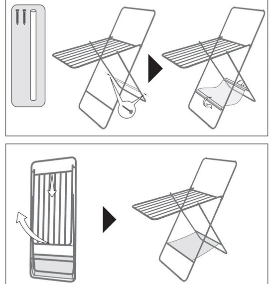 Сушарка для білизни підлогова Casa Si City 8m White (CS92282W04) | Зображення 5