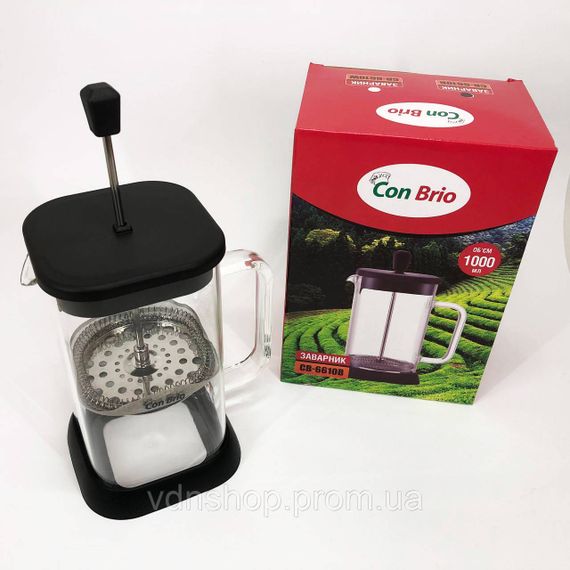 Зручний френч-прес для дому Con, Красивий заварник, Стильний чайник для заварювання BO-74 | Зображення 5